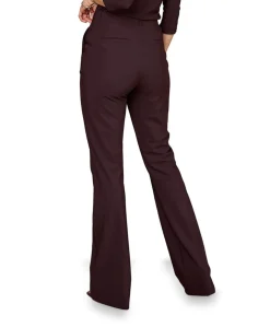 Flair LONG bonded trousers dames broek bruin