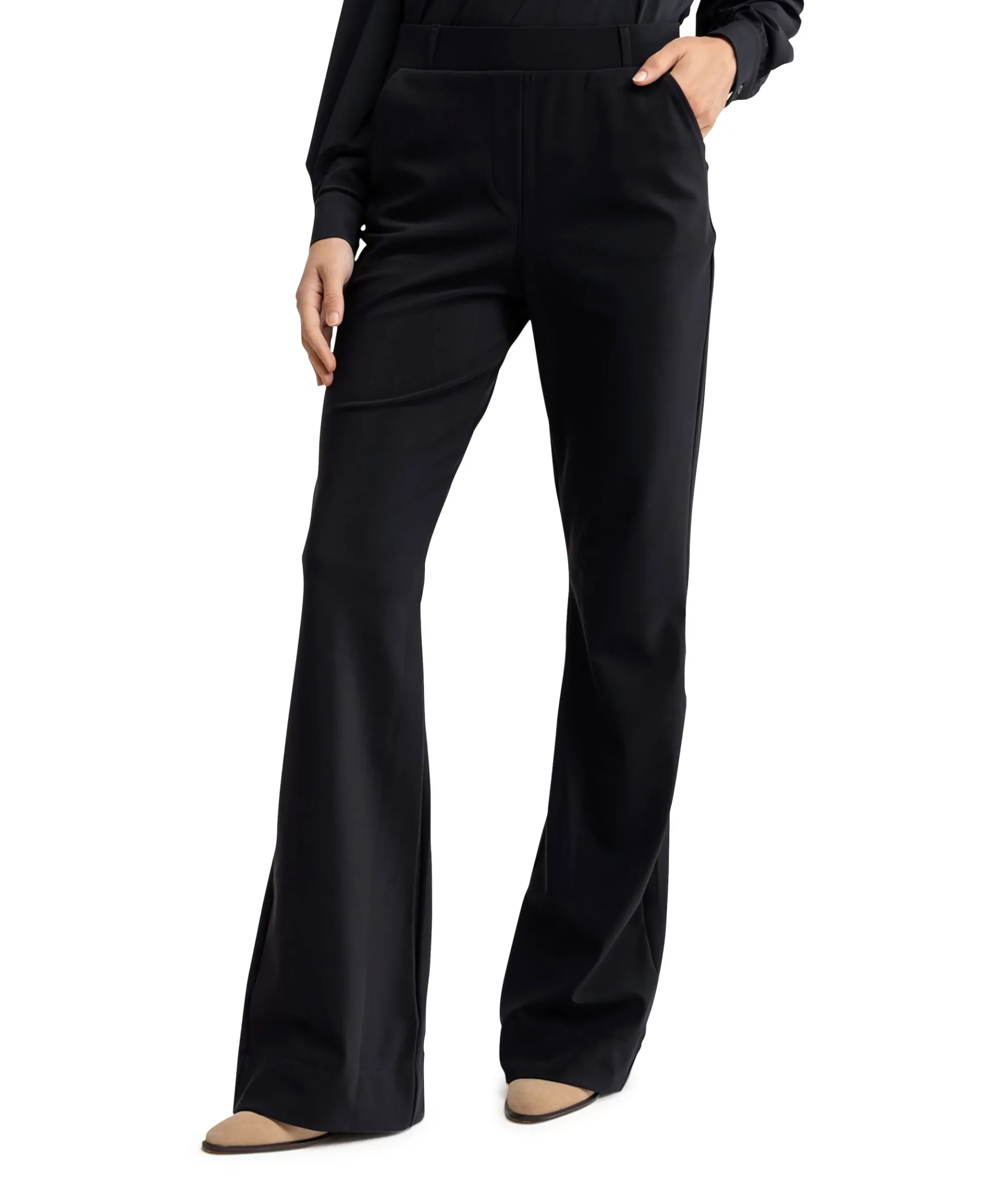 Flair LONG bonded trousers zwart