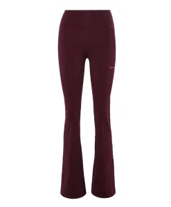 Flattering High Waist Pants dames tights bordeaux