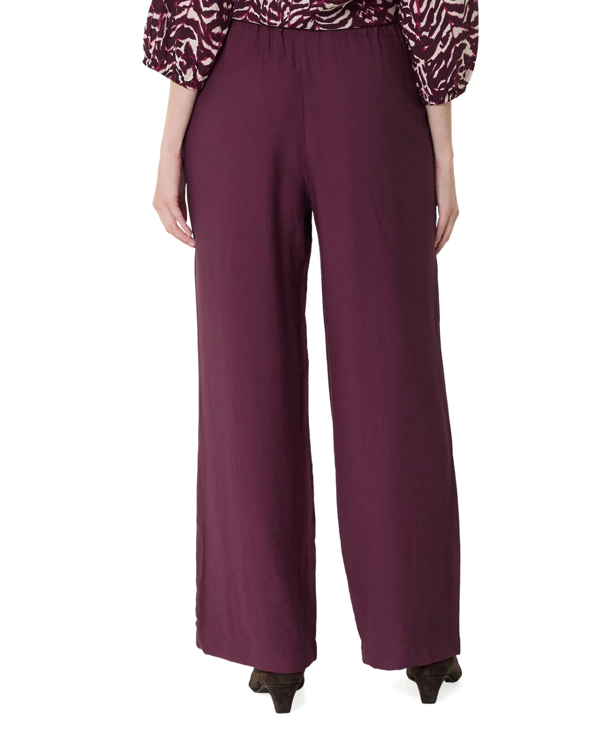 FQRIVA-PANTS dames broek bordeaux