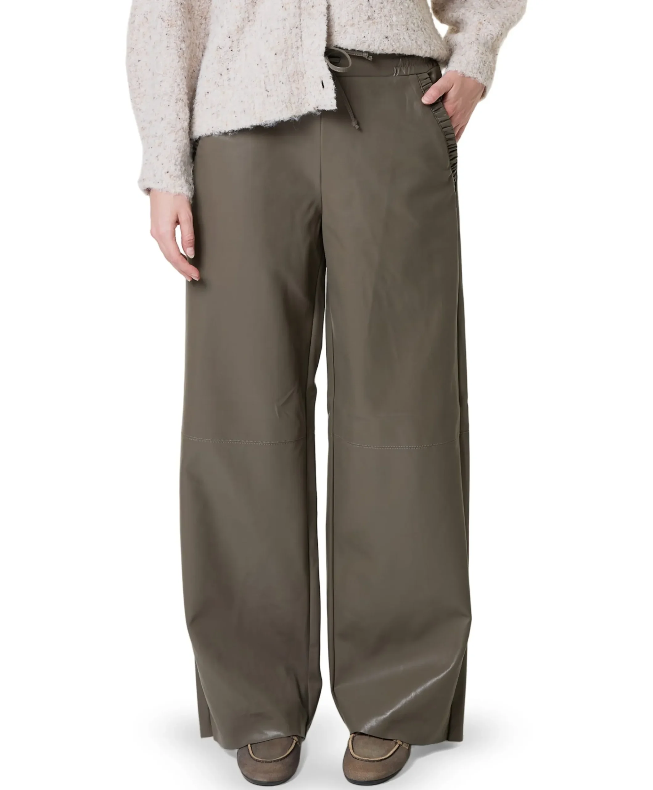 FQVEGGY-PANTS dames broek beige