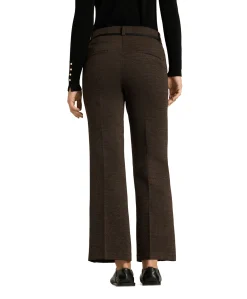 Francoise cropped dames broek bruin