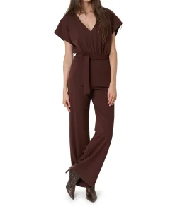Girl-ju.v dames jumpsuit bruin