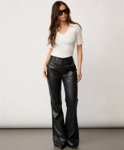GittCC Flare dames broek zwart
