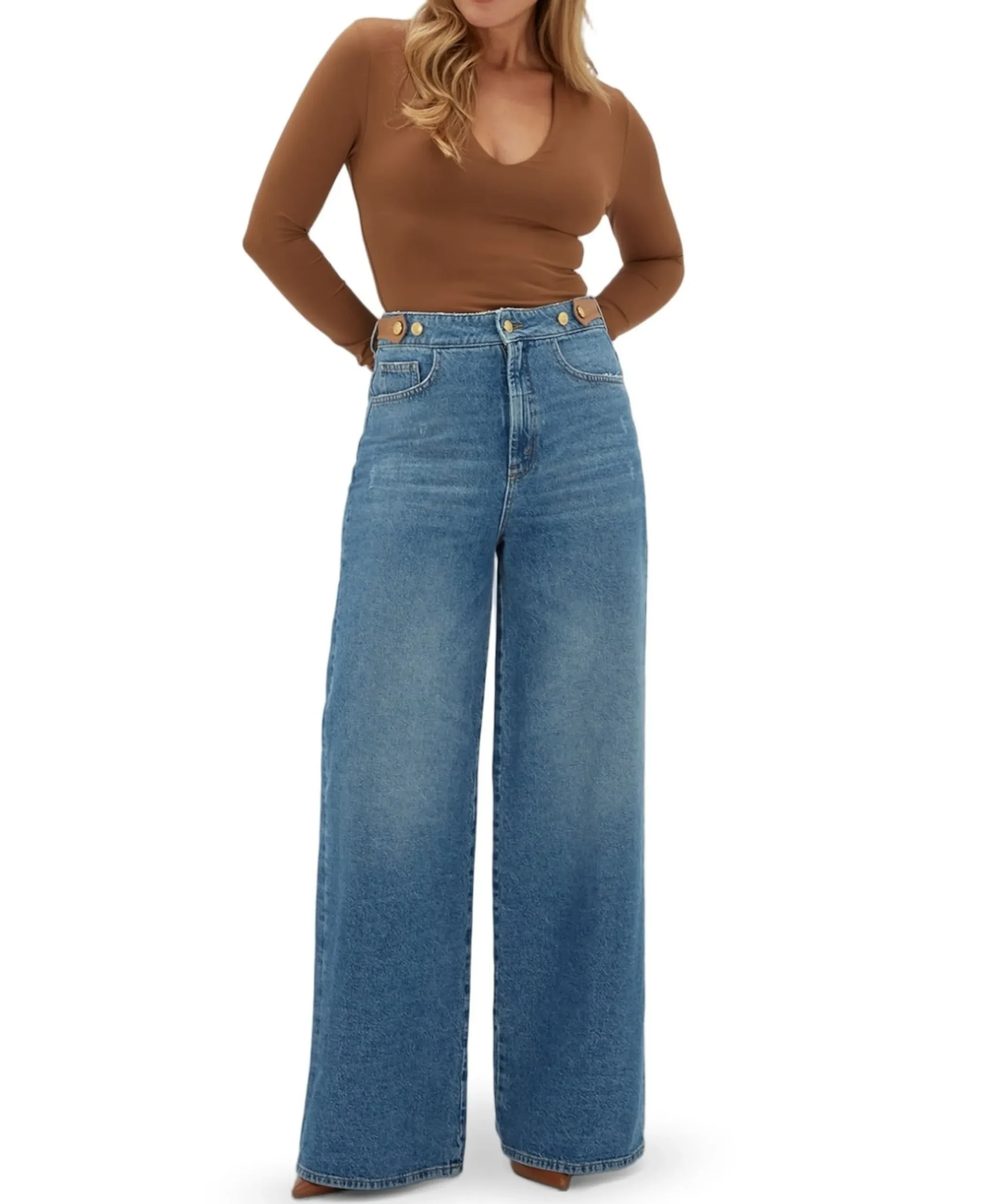 GLORIA dames jeans blauw
