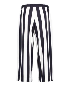 Grace stripe culotte dames broek zwart