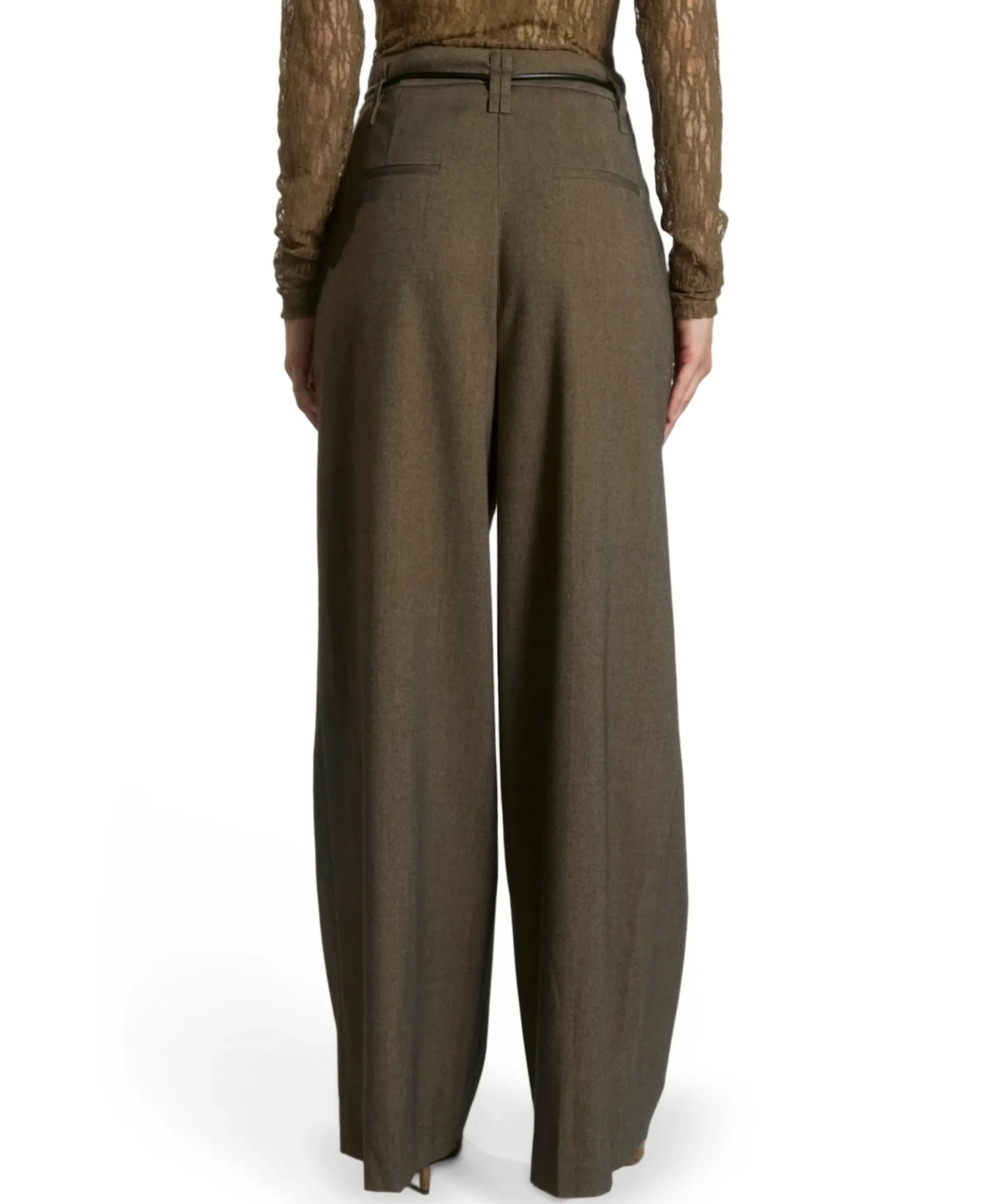 HAILEY TWEED VIS 518 dames broek bruin