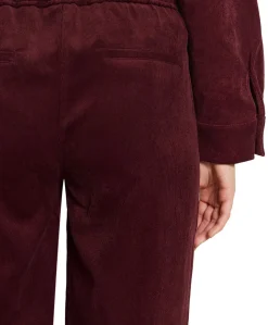 Hose Casual 7/8 LAEnge dames broek bordeaux