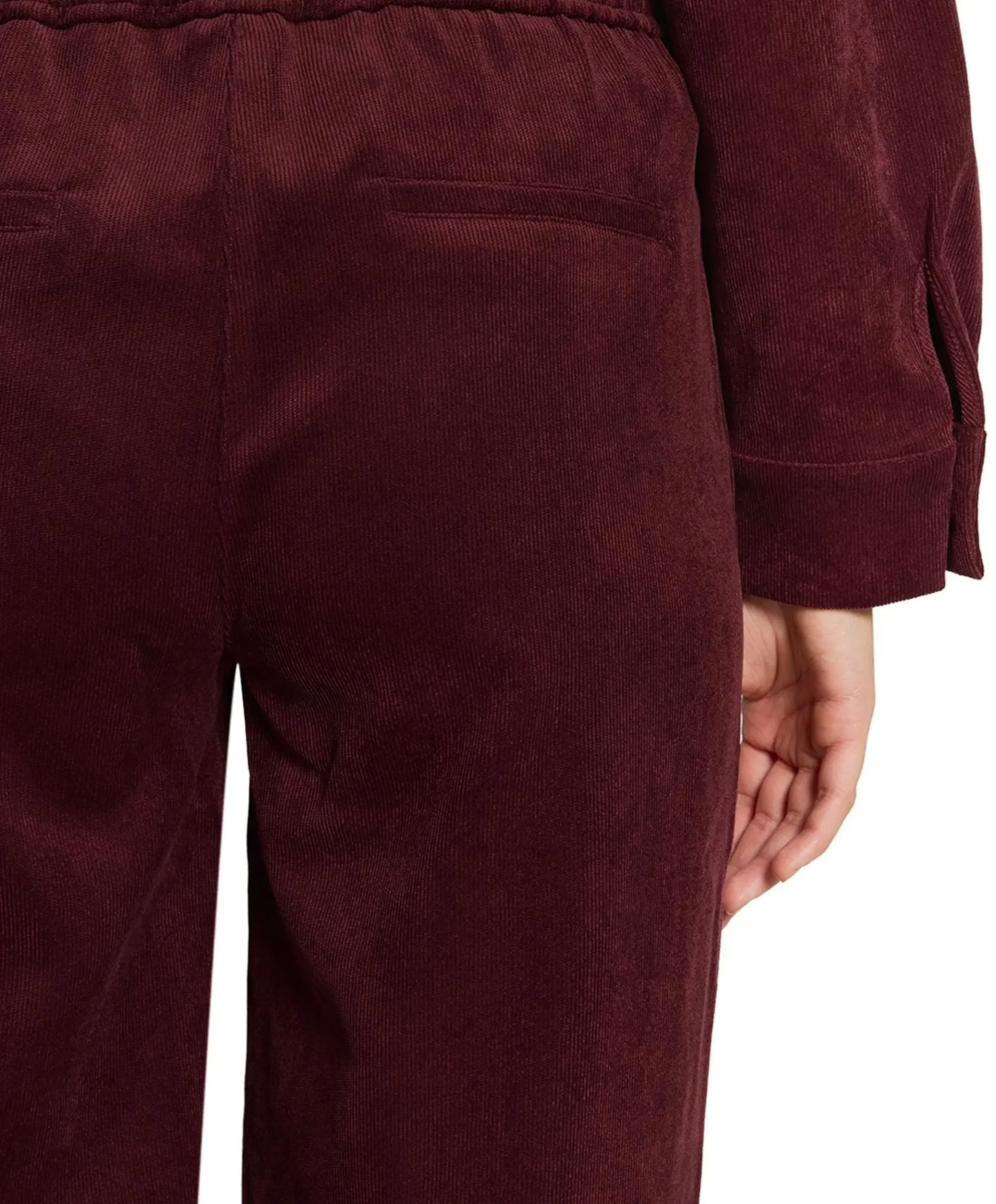 Hose Casual 7/8 LAEnge dames broek bordeaux