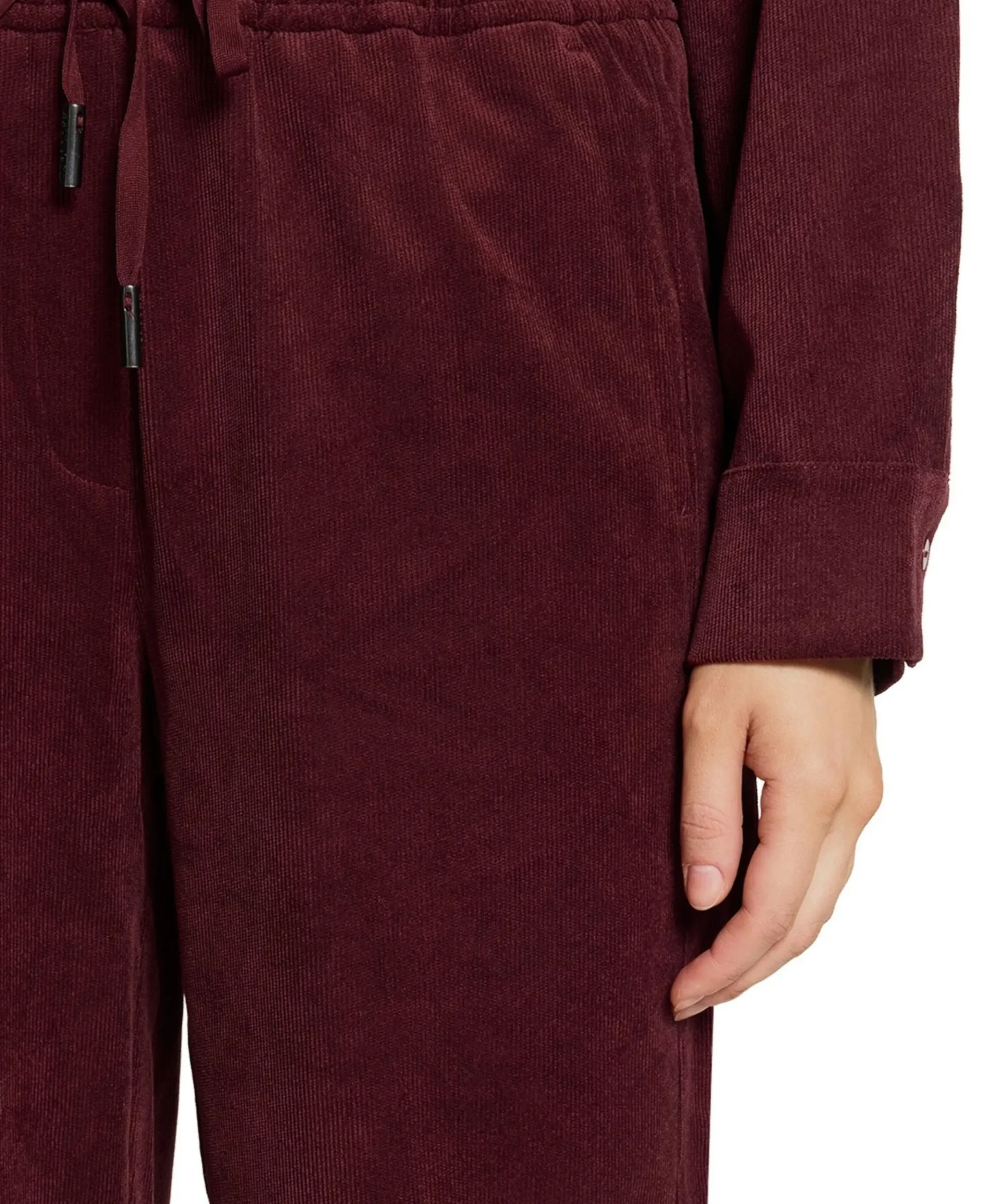 Hose Casual 7/8 LAEnge dames broek bordeaux