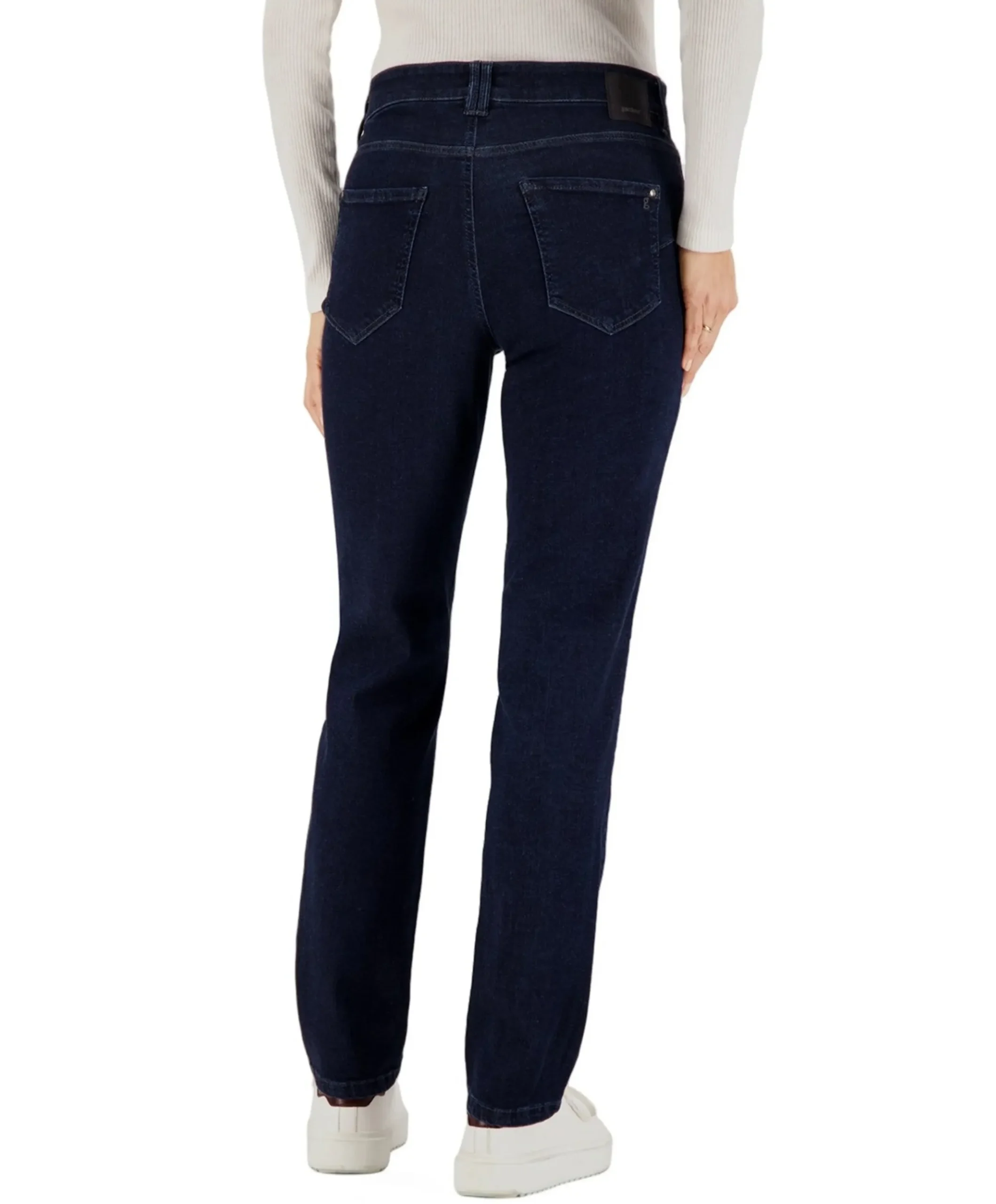 Hose 5-Pocket Straight dames jeans blauw