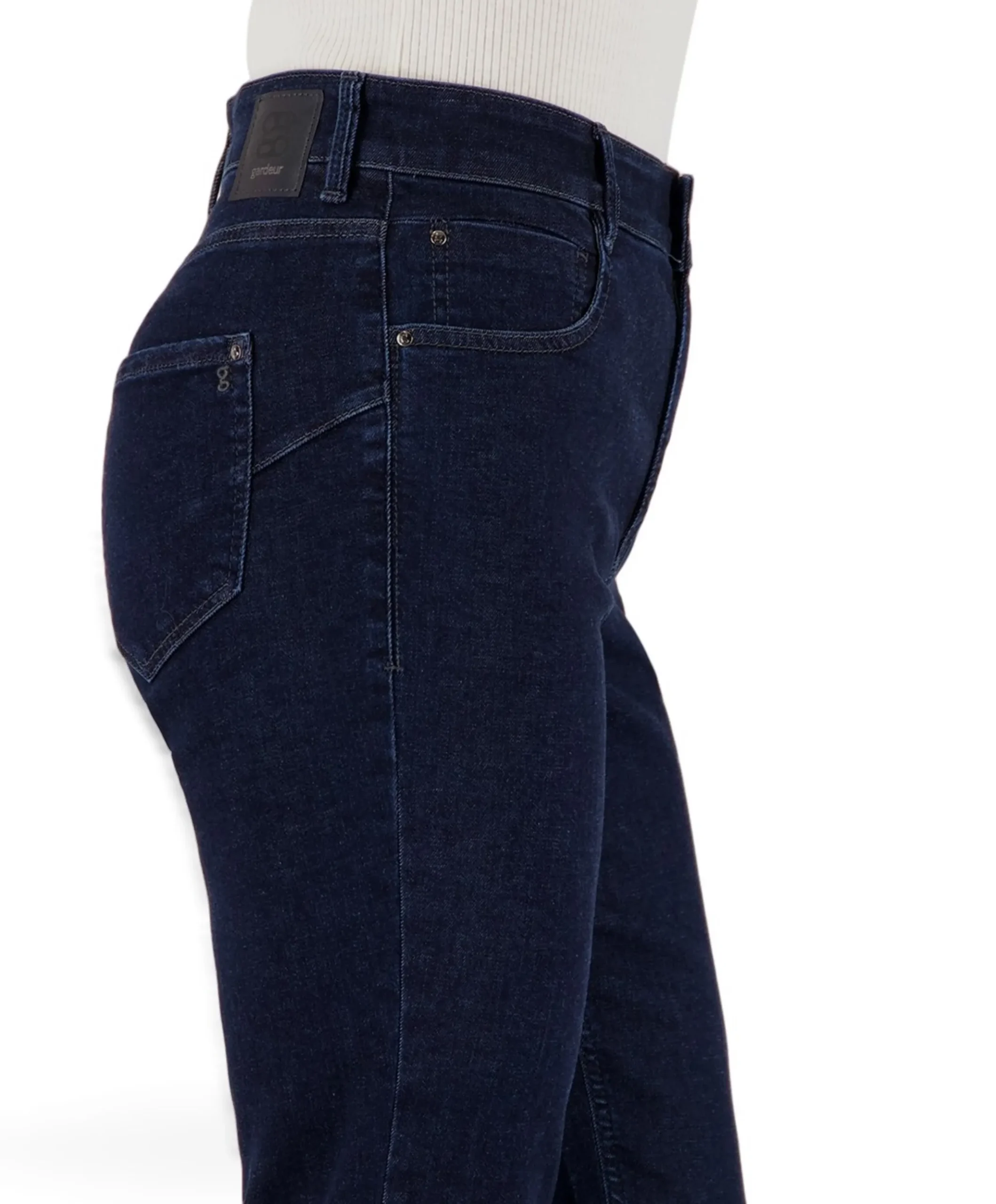 Hose 5-Pocket Straight dames jeans blauw