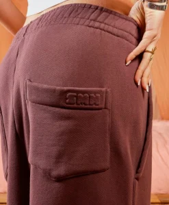 Hugo Baggy Sweat dames broek bruin