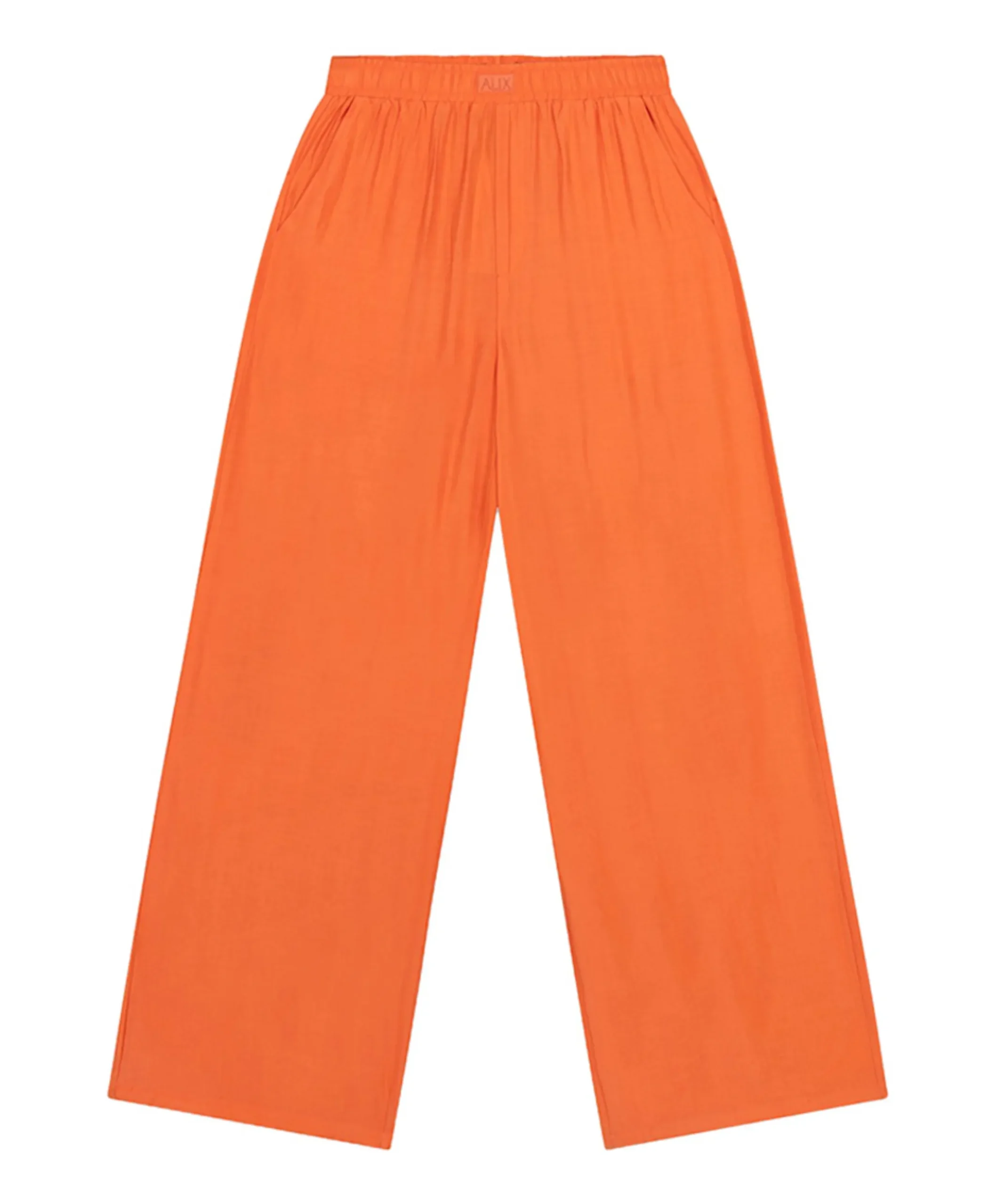 IRREGULAR WIDE LEG dames broek oranje