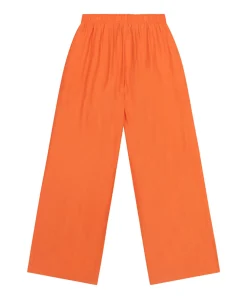 IRREGULAR WIDE LEG dames broek oranje