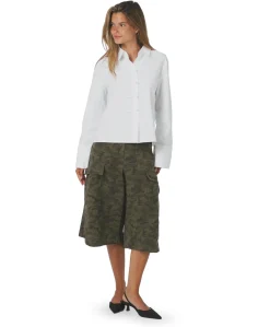 Islana Camou dames korte broek groen