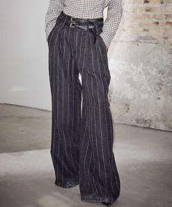 Ivanna Belt Tall dames broek grijs