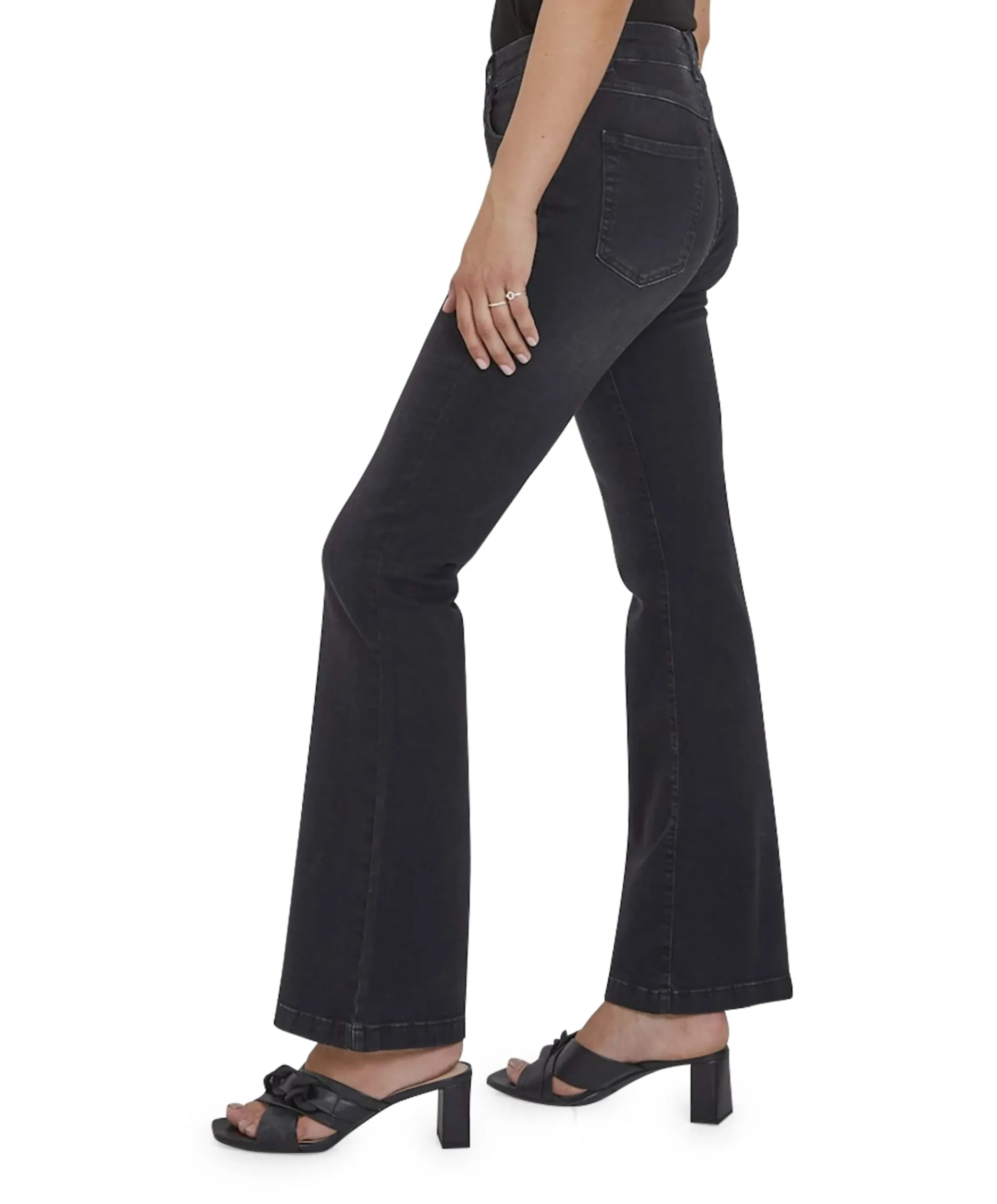 Jade - Daily Denims - D23 - Used Bl dames jeans zwart