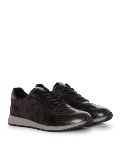 Janett dames sneakers bruin