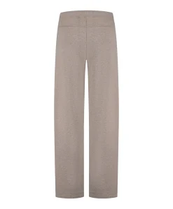Jayden Wide Leg Jogger dames trainingsbroek bruin