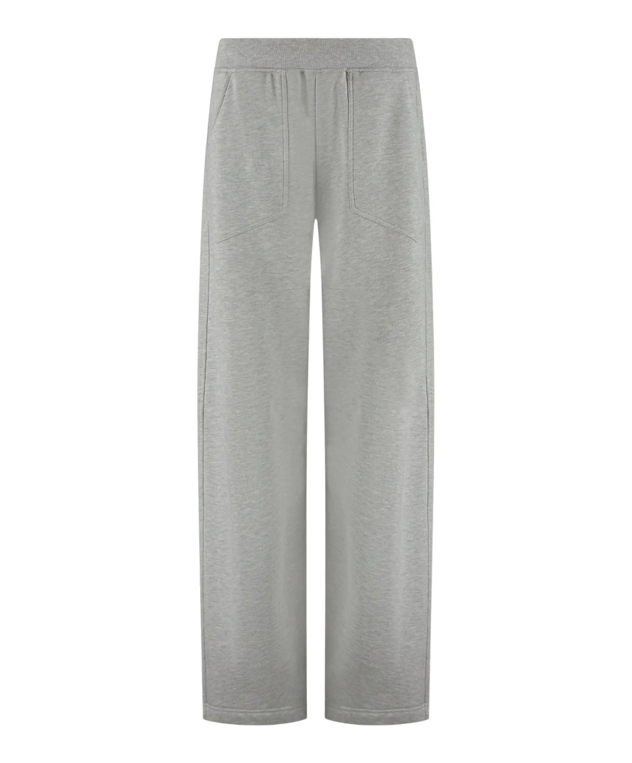 Jayden Wide Leg Jogger dames trainingsbroek grijs