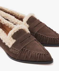 Jazz Vica dames loafers bruin