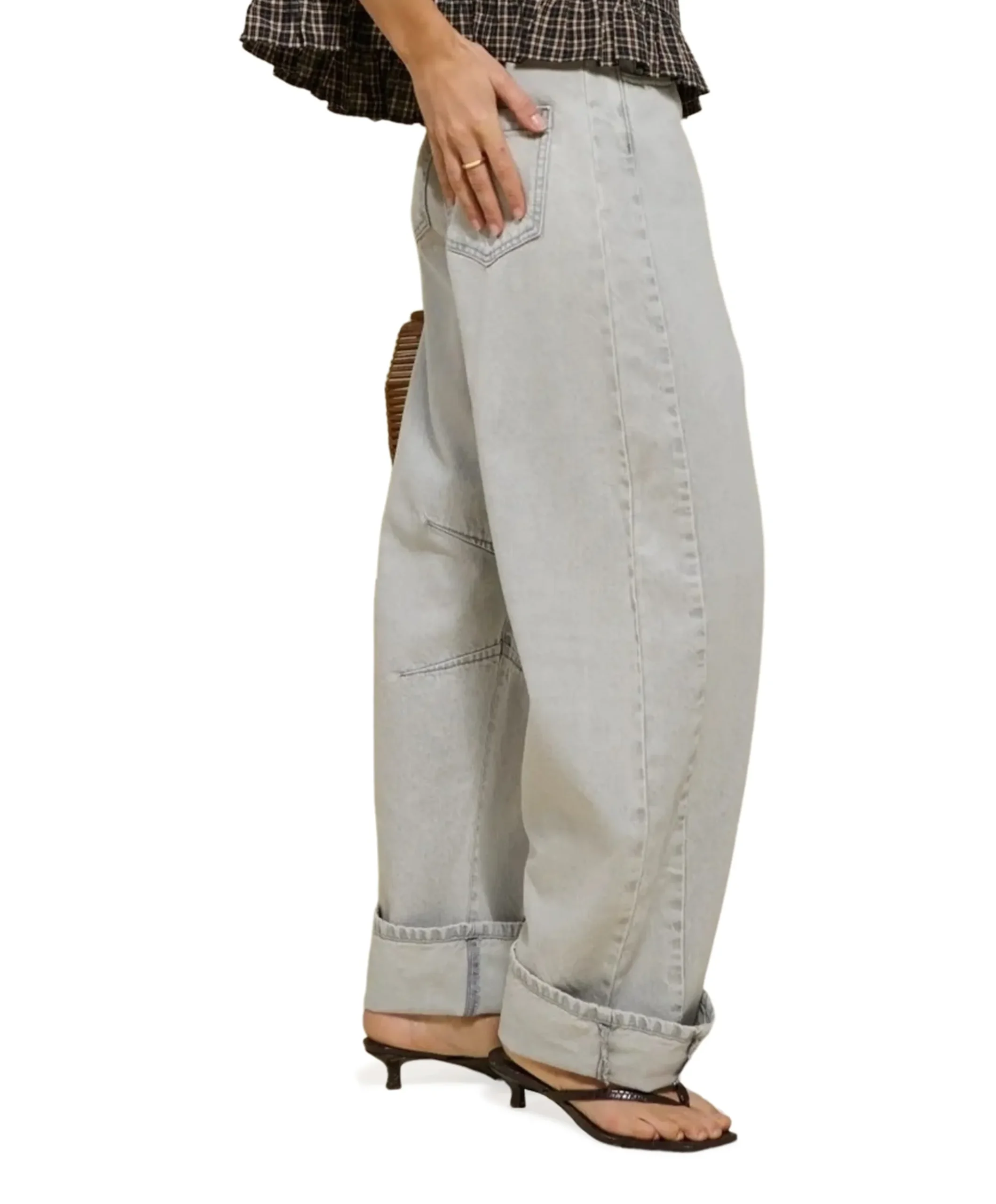 Jeans Rue Chaudron dames jeans grijs