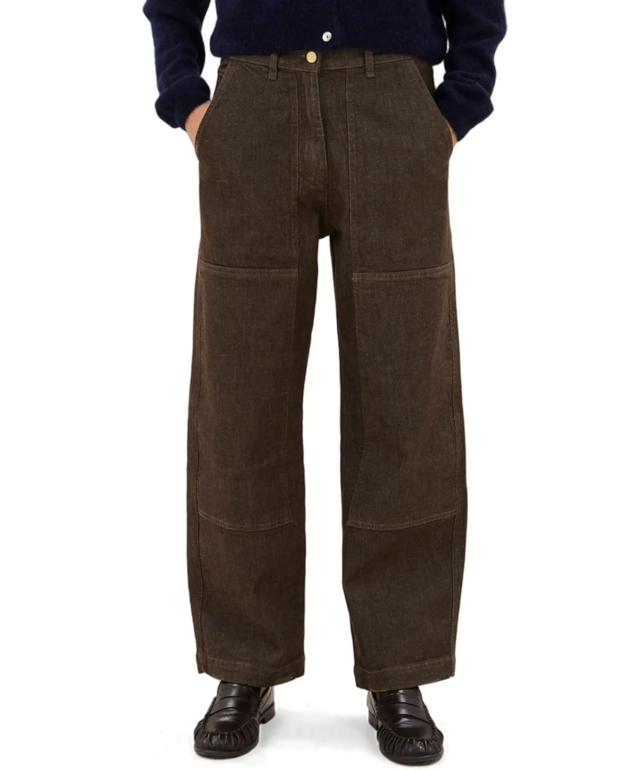 jenna worker dames jeans bruin
