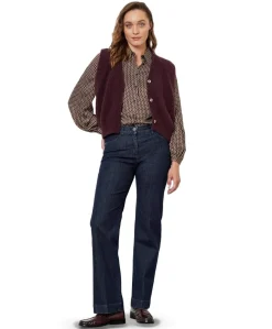 Jenny Wide dames jeans blauw
