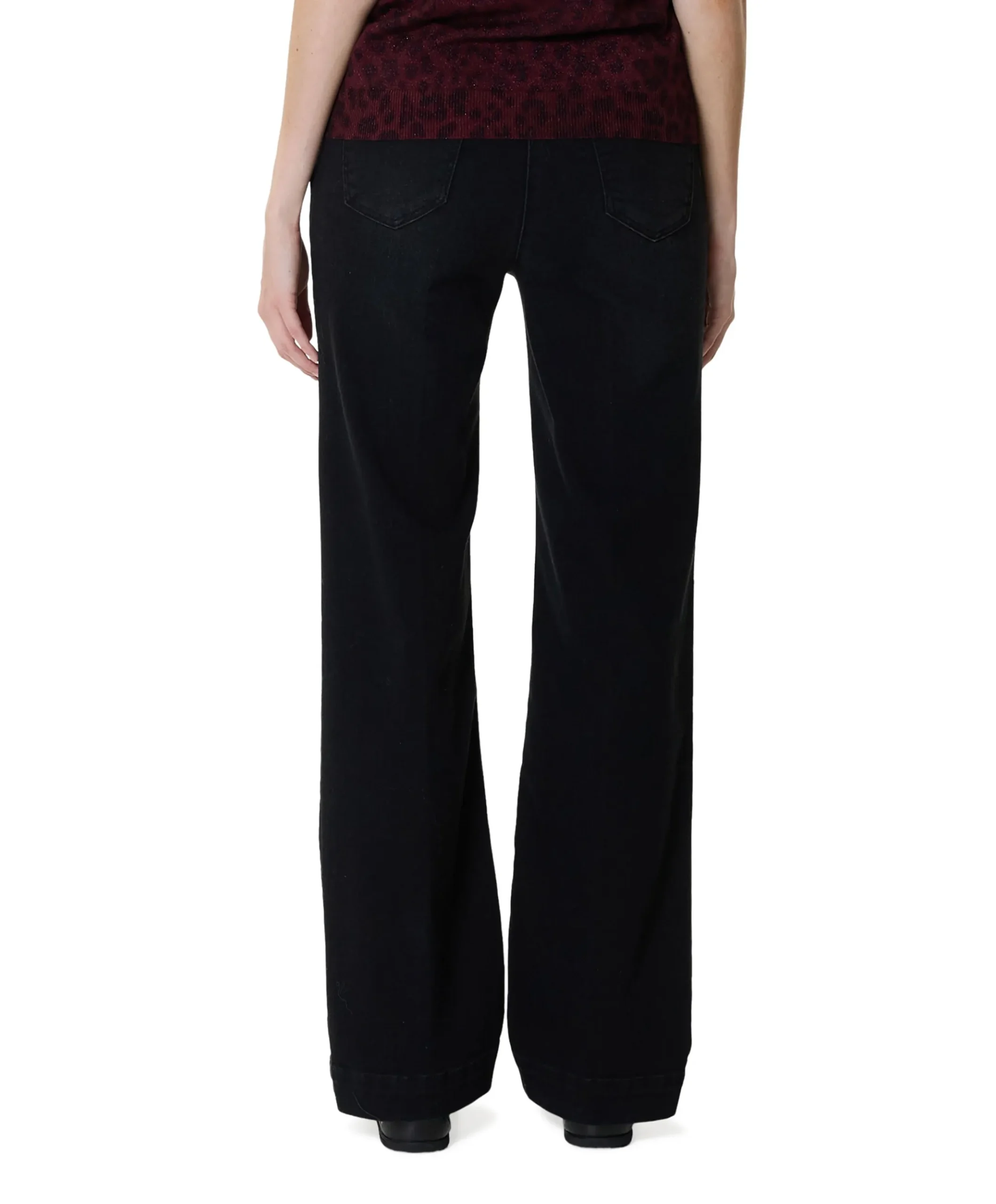 Jenny Wide dames jeans zwart