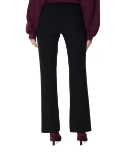 Jenny Wide Flared dames broek zwart