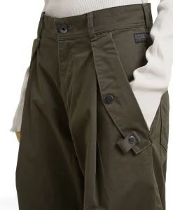 Jett 3D Boyfriend Cargo wmn dames broek groen
