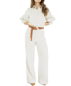 Jumpsuit dames jumpsuit ecru
