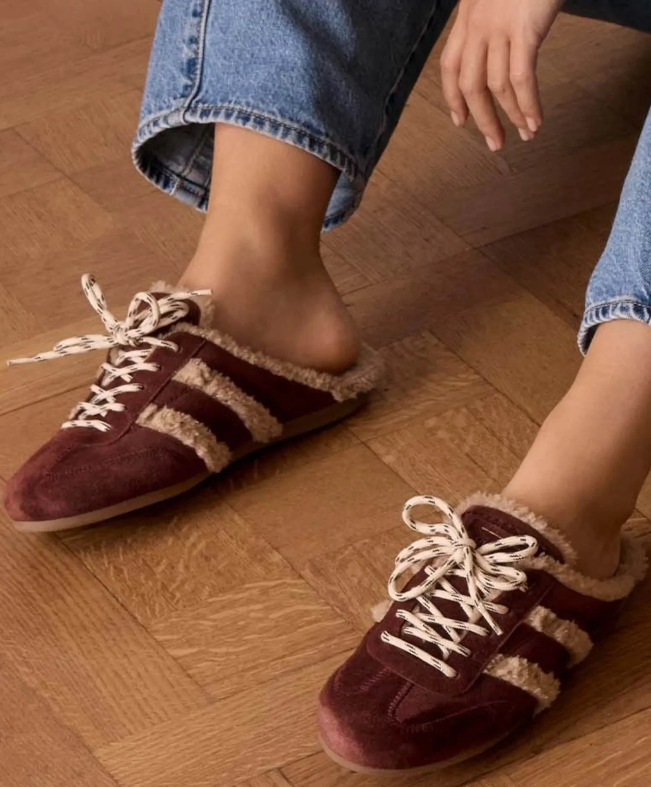 June Ashton dames clogs bordeaux