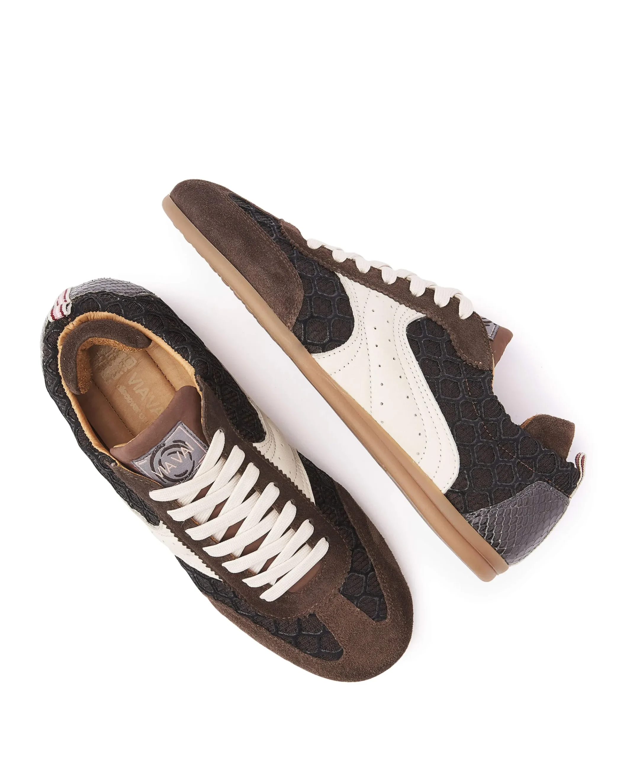 June Haylee dames sneakers bruin