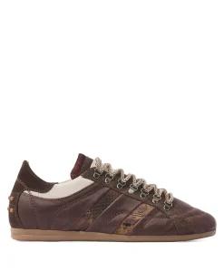 June Jackie dames sneakers bruin