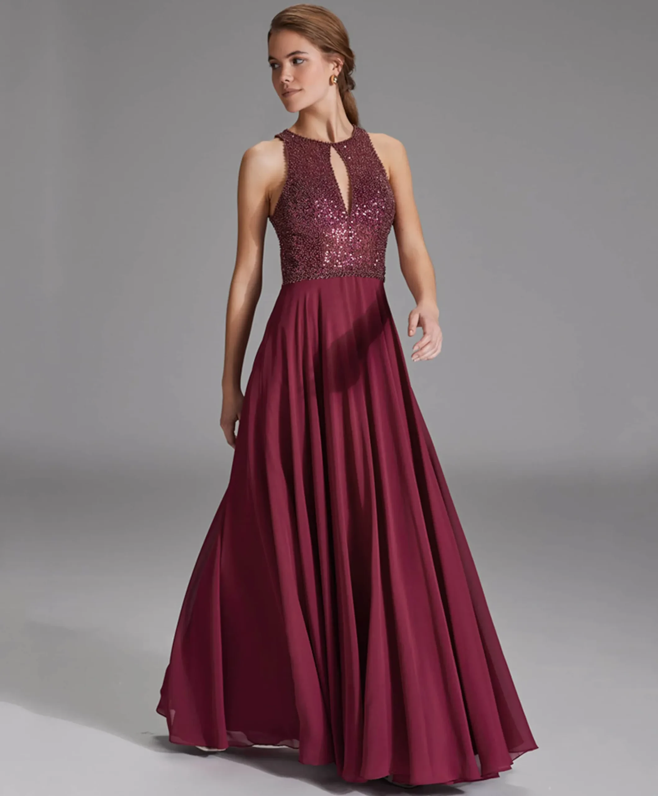 Jurk bordeaux