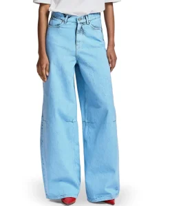 Kadi Overdye dames jeans blauw