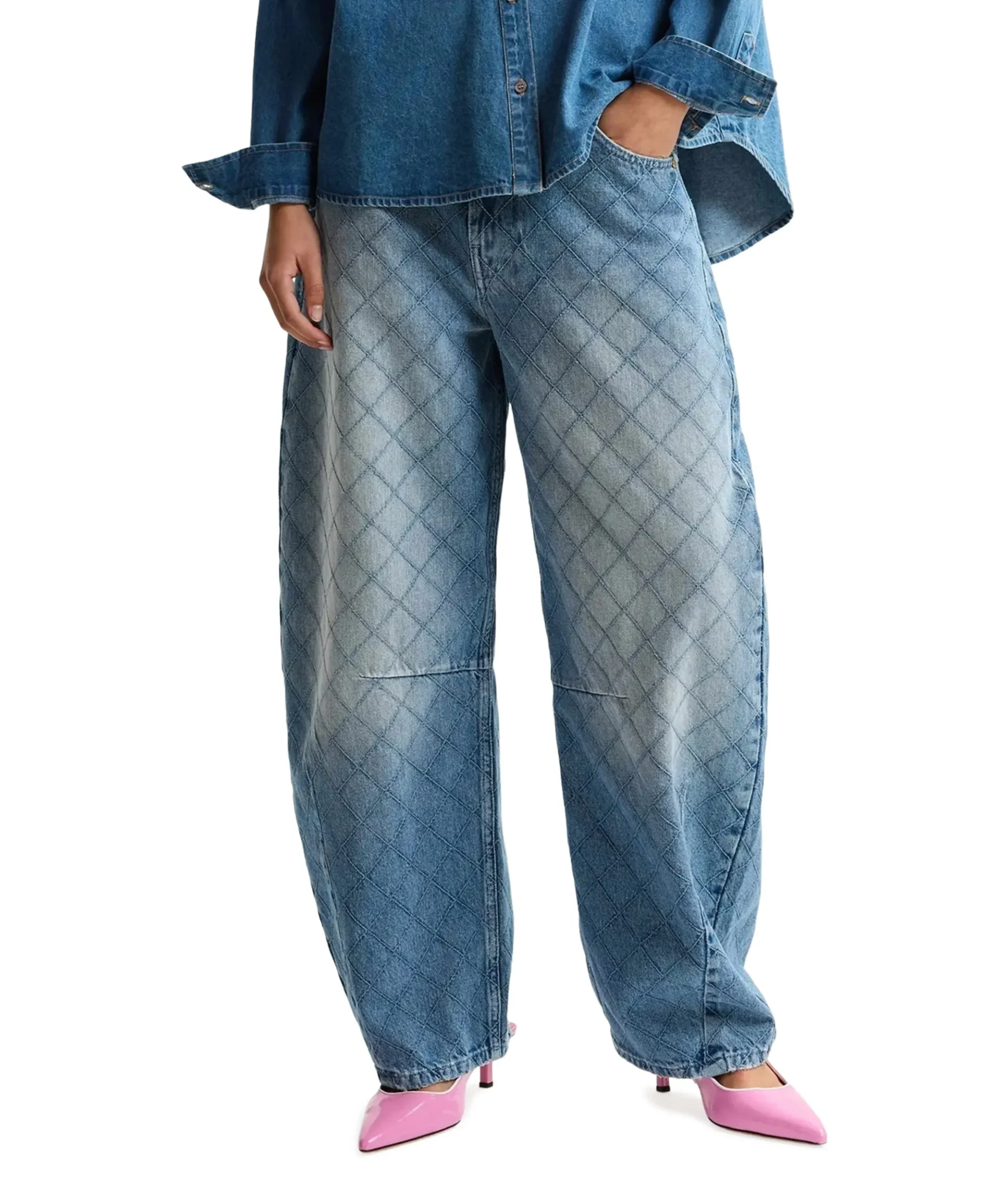 Katsu dames jeans blauw