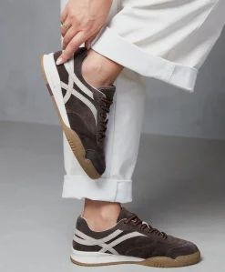 Kris Dante dames sneakers bruin