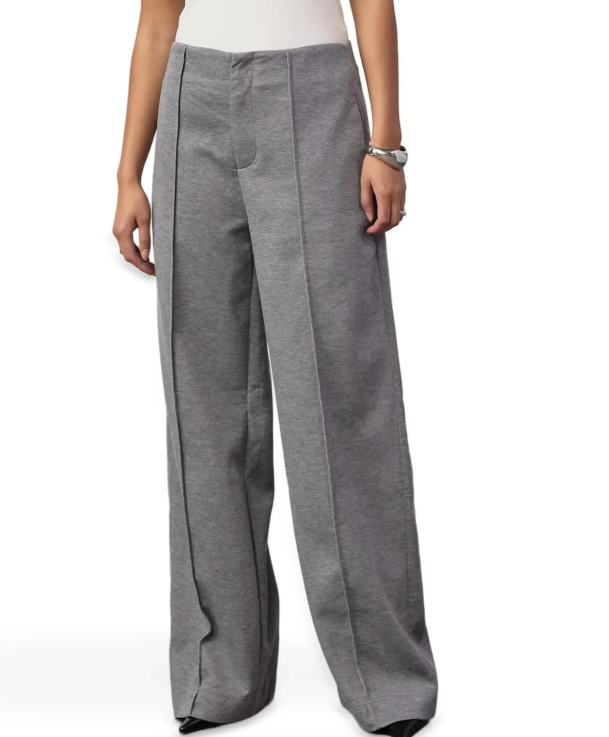 LanceCC Crease dames broek grijs