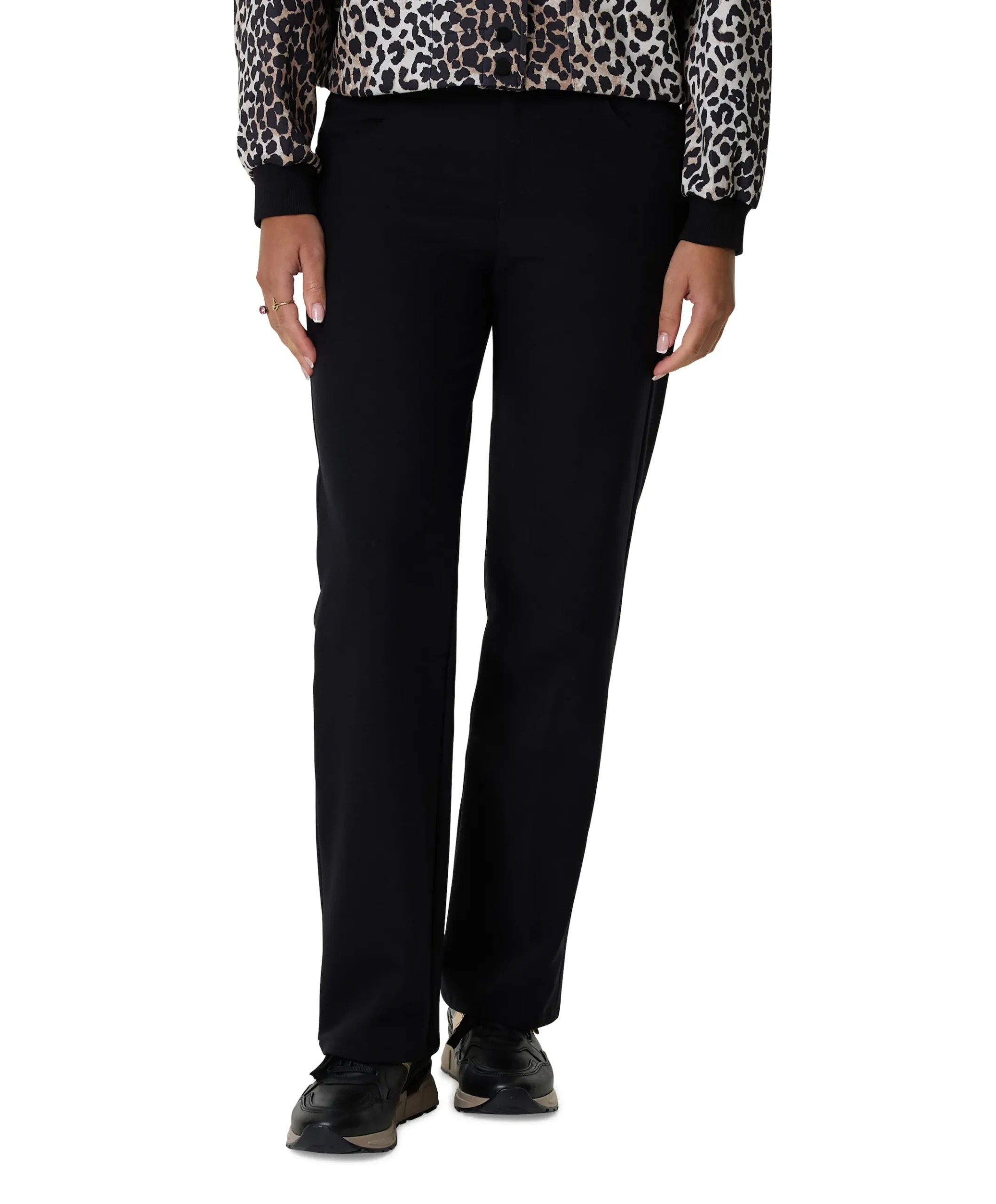 LARA dames broek zwart