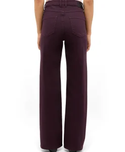 Lara dames jeans bordeaux