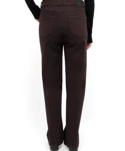 LARA dames jeans bruin