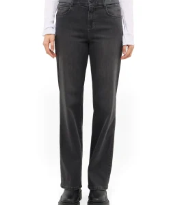 LARA SPORTY dames jeans grijs
