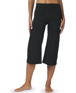 Lauri Wide dames capri broek zwart