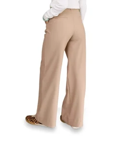 Lexie bonded broek beige
