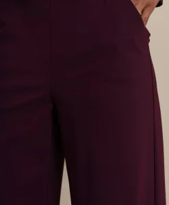 Lexie bonded trousers dames broek paars