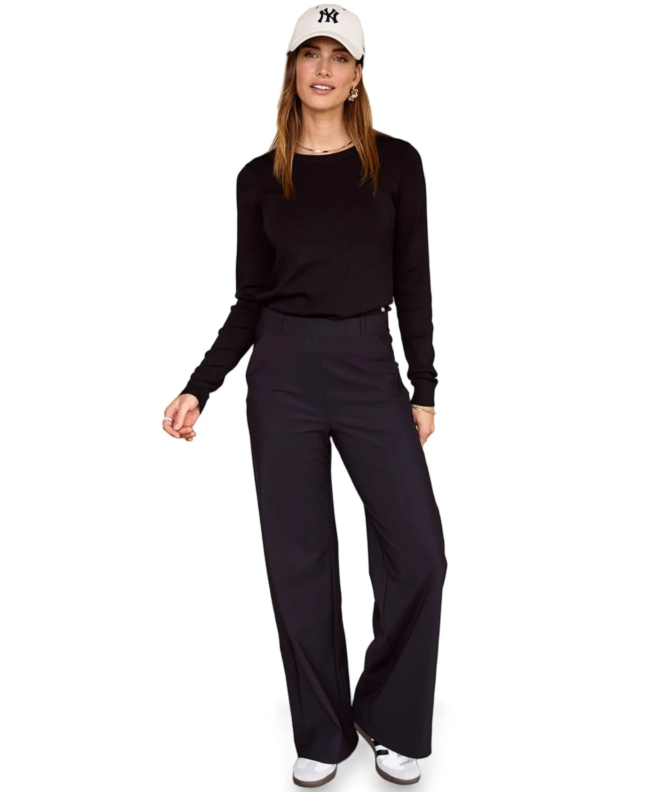 Lexie bonded trousers zwart