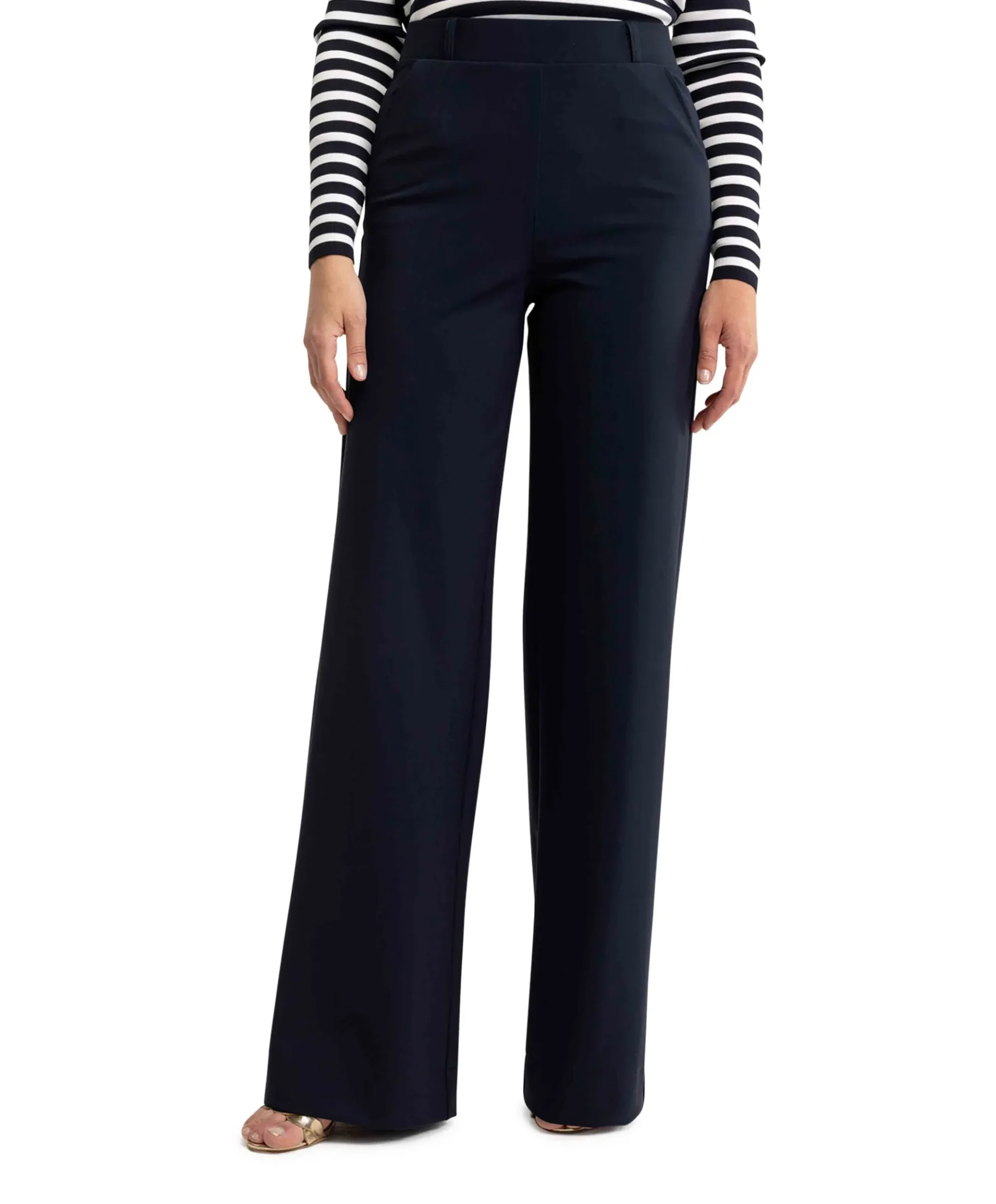 Lexie LONG bonded trousers blauw
